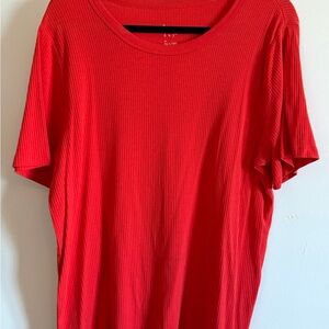 a new day Red Short Sleeve Tee